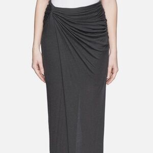 Helmut Lang Lush Jersey Slit Maxi Skirt size Large